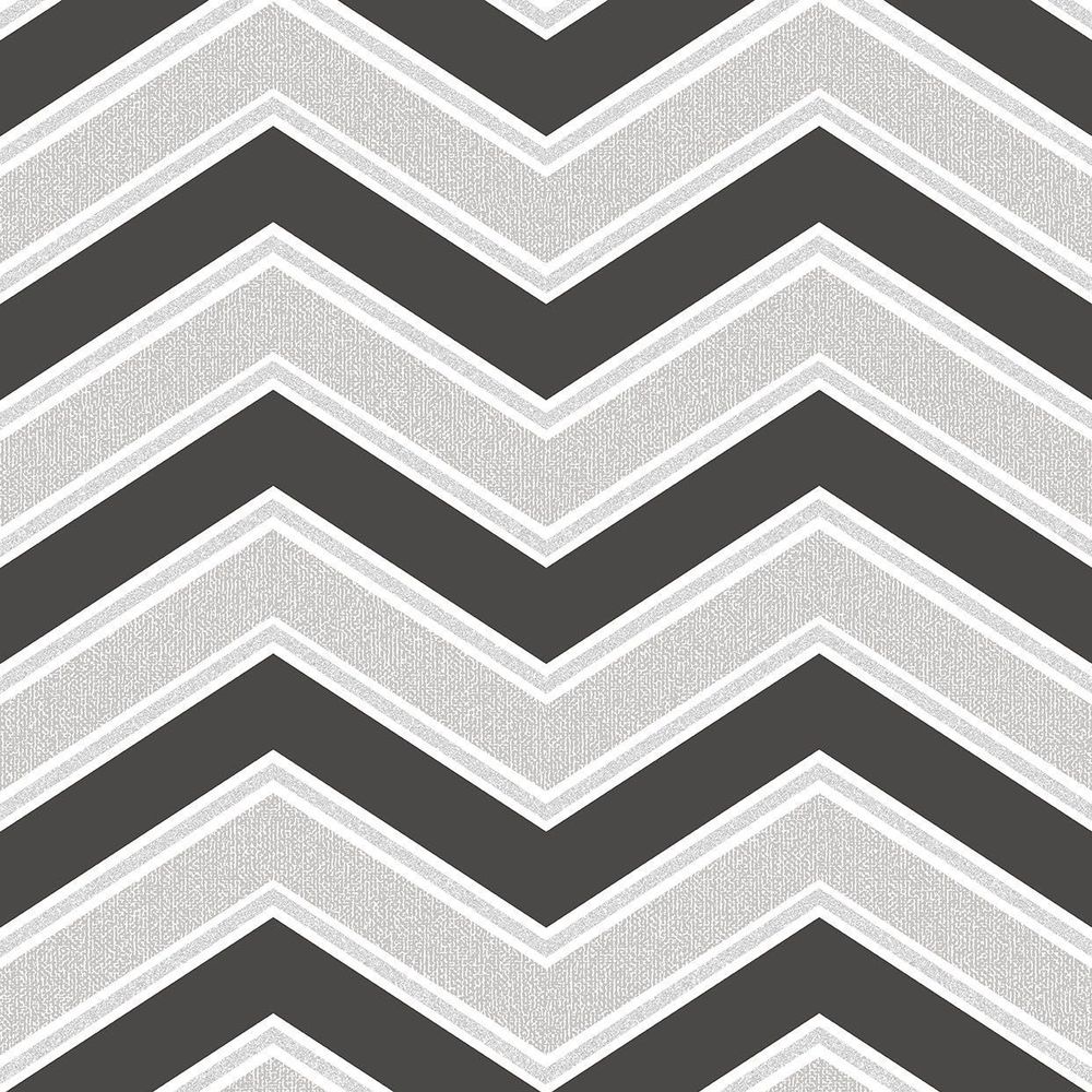 Zig Zag Chevron Wallpaper Glitter Colouroll Blue Teal Yellow Orange Black Grey eBay
